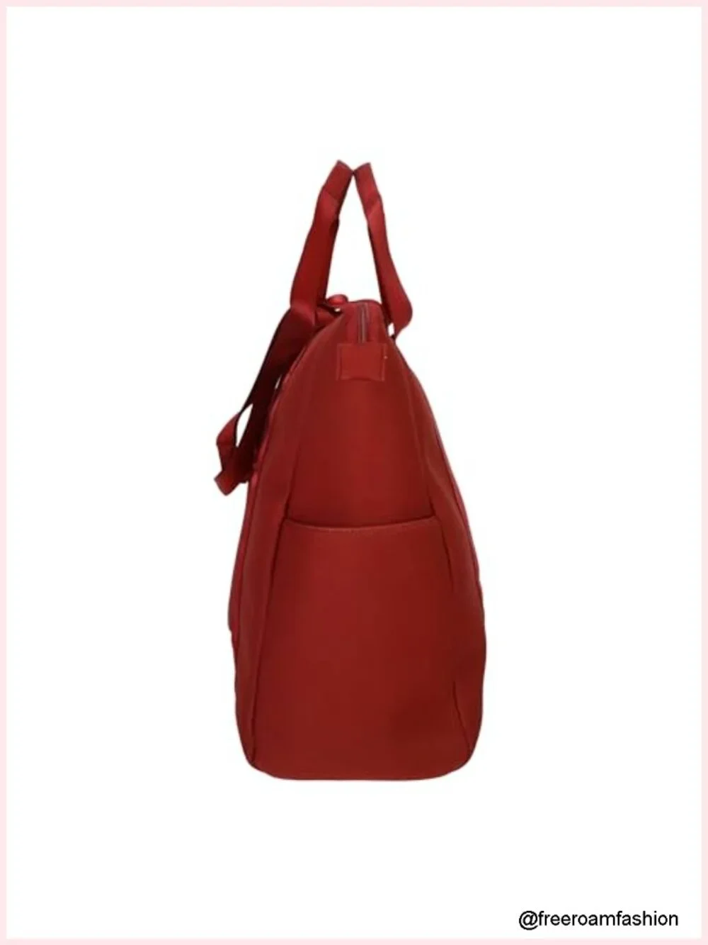 Neoprene Travel Tote with Zipper Shoulder Carry On Work Bag Trolley Tunnel